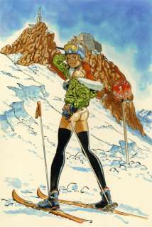 Meynet, Félix  (1961) | MEYNET, FÉLIX Grande illustration inédite en couleur directe: "Etoiles | Estim Nation