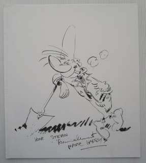 Hardy | Hardy, Marc - Dessin original dédicacé - Pierre Tombal | Catawiki