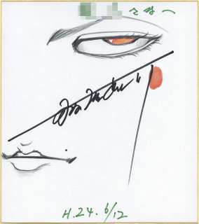 Keisuke Itagaki Hand-Drawn Color Shikishi "Grappler Baki" | Mandarake (Big Web)