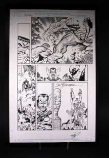 Buscema + Larson Signed Original Comic Art | Taurus Auctions