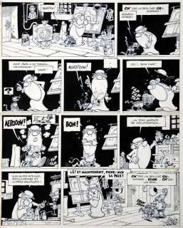 Turk - Léonard, planche n°26 Ã  l‘encre de Chine et au …