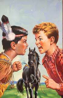 Secondo Busett - Original cover for Furia. Cm. 23x36. Gouache. Mint