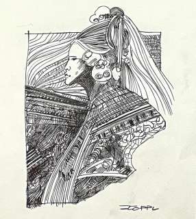 Toppi, Sergio | Toppi - Original Drawing - Exemplaire unique | Catawiki