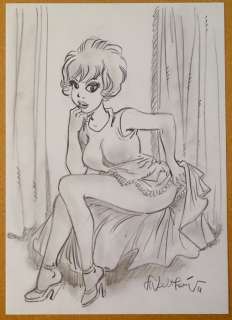 Walthéry | Walthéry - Dessin Original - Natacha la Penseuse - Exemplaire unique | Catawiki