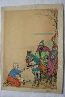 Laudy, Jacques | Laudy, Jacques - Originele tekening in kleur - Hassan en Kaddour | Catawiki