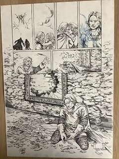 Patrick Cornelis - De Rode Ridder - Originele pagina - eindplaat - De toverspiegel remake - (2019)