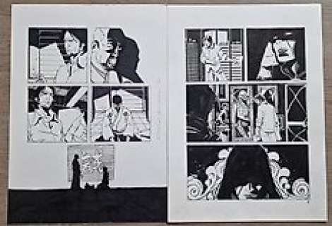 Burchielli, Riccardo - Burchielli, Riccardo - 2x tavole originali - John Doe "Questioni d‘onore" - (2004)