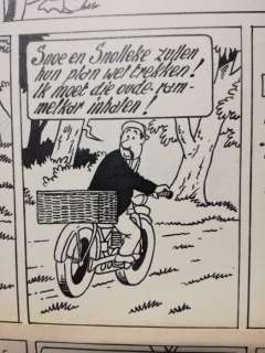 De Moor, Bob - Nonkel Zigomar, Snoe En Snolleke | De Moor, Bob - Nonkel Zigomar, Snoe en Snolleke - originele pagina (stroken 43-46) - Het Hambras Serum - (1951) | Catawiki