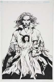 Gary Frank and John Livesay Rising Stars #0 Cover Original Art (Image, 2000). Gary Frank pencils and John -