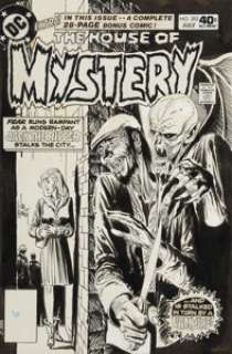 Joe Kubert House of Mystery #282 Cover Original Art (DC, 1980). The talented Mr. Kubert lends his pencil, pen - | Heritage