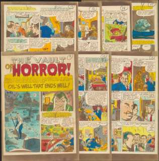 Evans - "OILS WELL THAT ENDS WELL!", TALES FROM THE CRYPT #34, 7 Pg SP Story (1953) | Russ Cochran