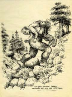 Robert Crumb Unpublished Whiteman Meets Bigfoot Illustration (1977). Robert Crumb’s classic "Whiteman - | Heritage