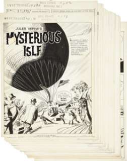 Tom Gill and Herb Trimpe Four Color #1213 Jules Verne‘s Mysterious Island Complete 32-page Story Original -
