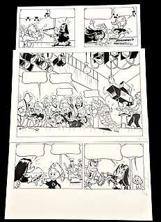 Andrea Ferraris - Donald Duck D 2016-148 - Andrea Ferraris - Tavola originale - Uncle Scrooge - EO