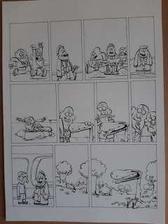 Libon, Jacques | Libon, Jacques - Planche originale - Jacques le petit lézard T2 - Jacques a plein d’amis - (2009) | Catawiki