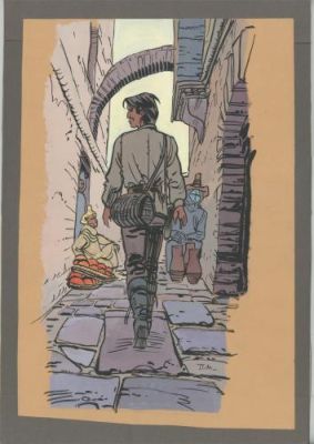 Jean-Claude Mézières | Valérian, Les astéroïdes de Shimballil, illustration de Valérian | Galerie 9ème Art