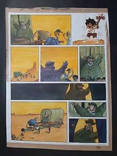 Reynes, Mathieu | Reynes, Mathieu - Planche originale couleur - Banana Fight - (2002) | Catawiki