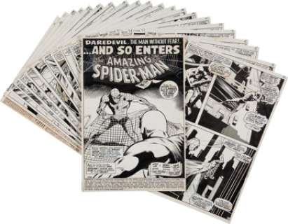 Gene Colan and Tom Palmer Daredevil #77 Complete 20-page Story "And So Enters the Amazing Spider-Man" - | Heritage