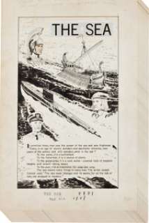 Jack Kirby, Sam Glanzman, and Others The World Around Us #37 The Sea (not published in the American series) Page -