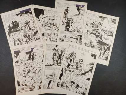 Studioriga (Morricone - Savi) | Lucifera - StudiOriga - 9x Tavole Originali "La Violenza Con Piacere" - Page volante - Exemplaire unique | Catawiki