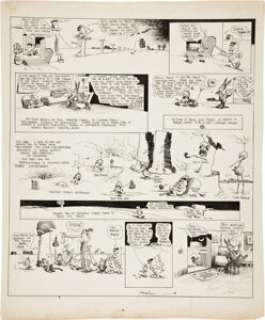 George Herriman Krazy Kat Sunday Comic Strip Original Art dated 4-2-22 (King Features Syndicate, 1922). The radio - | Heritage