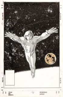 John Romita Jr. Star Brand #1 Alternative Unpublished Cover Original Art (Marvel, 1986). This unpublished, -