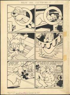 Messmer- Felix The Cat No.5 Original Art (1948) | Russ Cochran