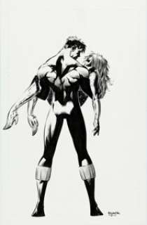 Ale Garza and Trevor Scott Titans Young Justice Graduation Day #3 Cover Original Art (DC, 2003). The -