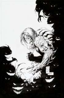 Marc Silvestri and Matt Banning (as Batt) Darkness #8 Cover Original Art (Image, 1997). Although we really -