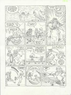 Kerascoët | Foudroyant, Tome 2 La montagne de feu, planche 6 | Galerie 9ème Art