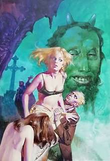 Alessandro Biffignandi | Alessandro Biffignandi - Copertina originale di “Cimiteria” n. 52 - Page volante - Exemplaire unique - (1979) | Catawiki