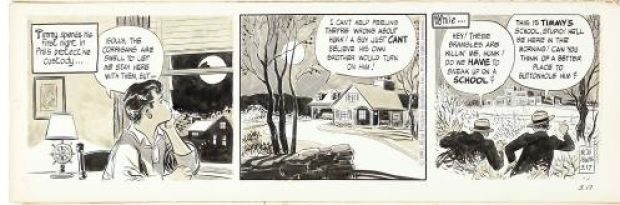 Bob Lubbers | Secret Agent X-9, strip du 17 Mars 1961 | Galerie 9ème Art