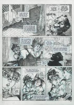 Régis Loisel | La Dernière Maison Juste Avant la Forêt, planche 55 | Galerie 9ème Art