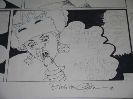 Von Götha, Erich | Erich von Götha - Planche originale à l’encre de chine - Les Malheurs de Janice T.4 - (2002) | Catawiki