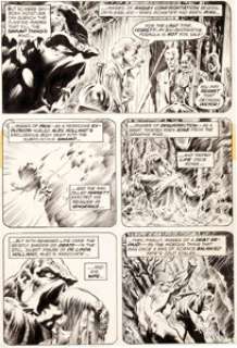 Bernie Wrightson Swamp Thing #2 "The Man Who Wanted Forever" Page 2 Original Art (DC, 1972). What an -