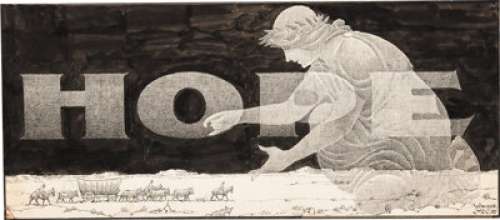 Winsor McCay - "Hope" Editorial Illustration Original Art (New York Herald, c. 1910). The opportunity - | Heritage