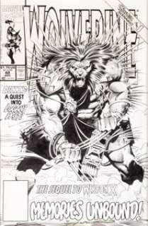 Marc Silvestri and Dan Green Wolverine #48 Cover Original Art (Marvel, 1991). Heralding the first part of - | Heritage