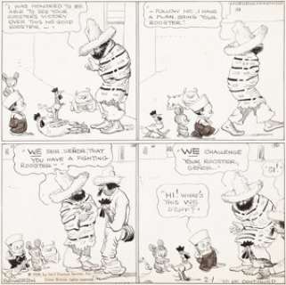 James Swinnerton Little Jimmy Daily Comic Strip Original Art dated 2-1-28 (International Feature Service, -