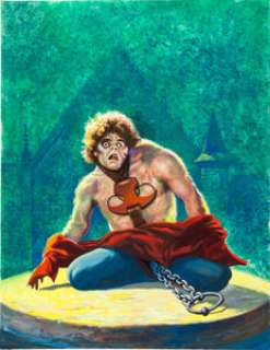 Tony Tallarico Monster Magazine #4 Cover Painting Original Art (Mayfair, 1975). The sad, tortured Quasimodo -