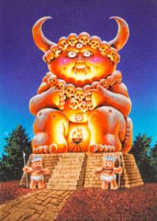 Garbage Pail Kids Series 6 Card #224 Illustration Original Art (Topps, 1986). This card art was used on -