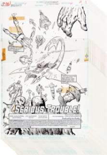 Joe Quesada and Don Heck Spelljammer #11 "Serious Trouble" Complete 24-Page Story Original Art -