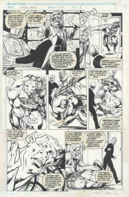 Alan Davis | Excalibur, issue #65, page 02 (Marvel 1988) | Galerie 9ème Art