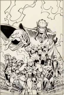 Walt Simonson Eternals V2#2 Cover Original Art (Marvel, 1985). As Walt Simonson holds onto the vast -