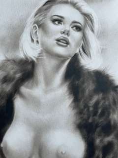 Juliana Ovsyanka | Ovsyanka, Juliana - Originele tekening - ‘Noble’ - Formaat: 42 x 30 cm. | Catawiki