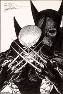 Brent Anderson Marvel Fanfare #10 Wolverine Pin-Up Page Original Art (Marvel, 1983). From the issue‘s -