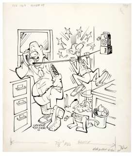 "SAD SACK AND THE SARGE" ORIGINAL COVER ART FOR FOUR COMICS. | Hake’s