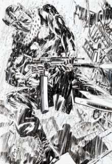 Bryan Hitch and Jackson Guice (as Butch Guice) Captain America Reborn #4 Splash Page 18 Baron Zemo Original Art (M...