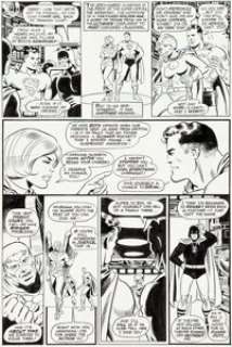 Keith Giffen and Wally Wood All-Star Comics #62 Justice Society of America/Power Girl Original Art (DC, 1976)....