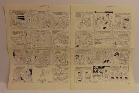 De Wit, Peter | De Wit, Peter - 2x Originele pagina’s - Compleet verhaal - Familie Fortuin - (1995) | Catawiki