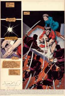 Frank Miller and Joe Rubinstein Wolverine (Limited Series) #2 Splash Page 1 Original Art (Marvel, 1982).... | Heritage